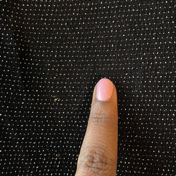 • Forever 21 Sparkly Shimmer Dress Gold and Black - Picture 7 of 12